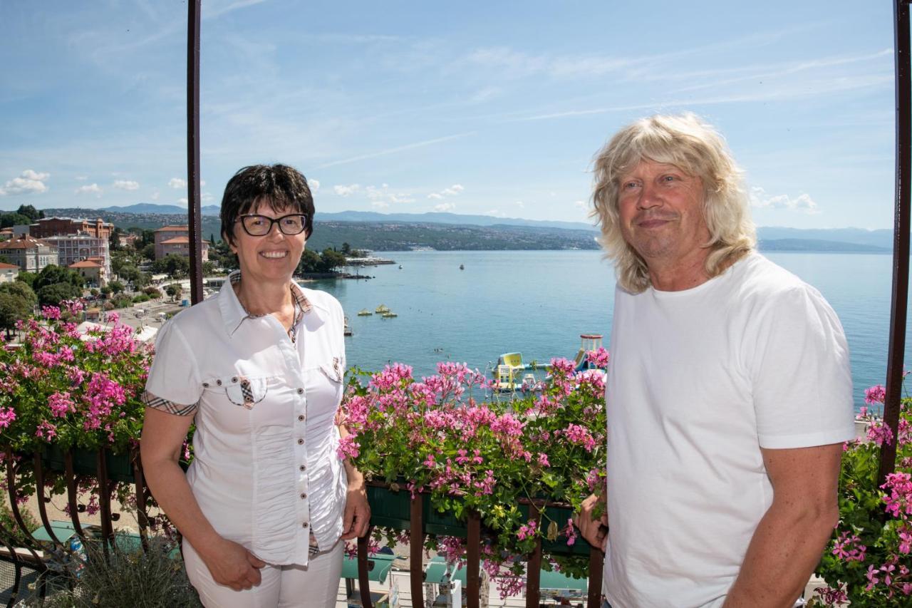 Apartment Opatija Slatina Beach Eksteriør billede